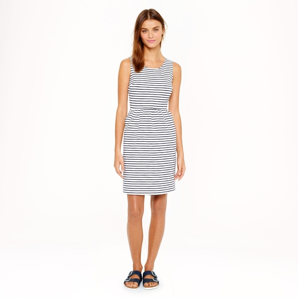 J. Crew Dresses & Skirts - J. Crew navy & white striped dress